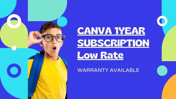 Canva Subscription low price with warranty available